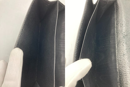 GUCCI グッチ キャンバスレザー Wホック 2つ折り長財布 035 0416 2109 中古 D4