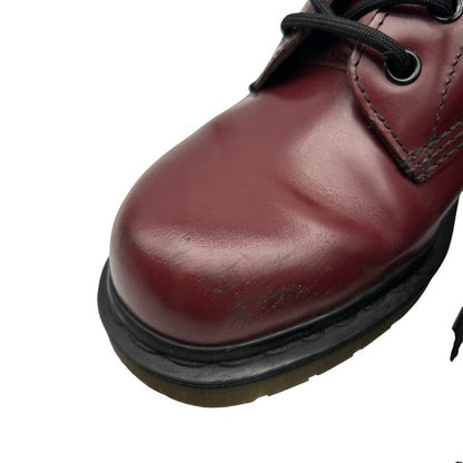 Dr.Martens ドクターマーチン 6ホールブーツ UK6 (約25.0cm) バーガンディ AW006 靴 シューズ レザー レディース 中古 W1
