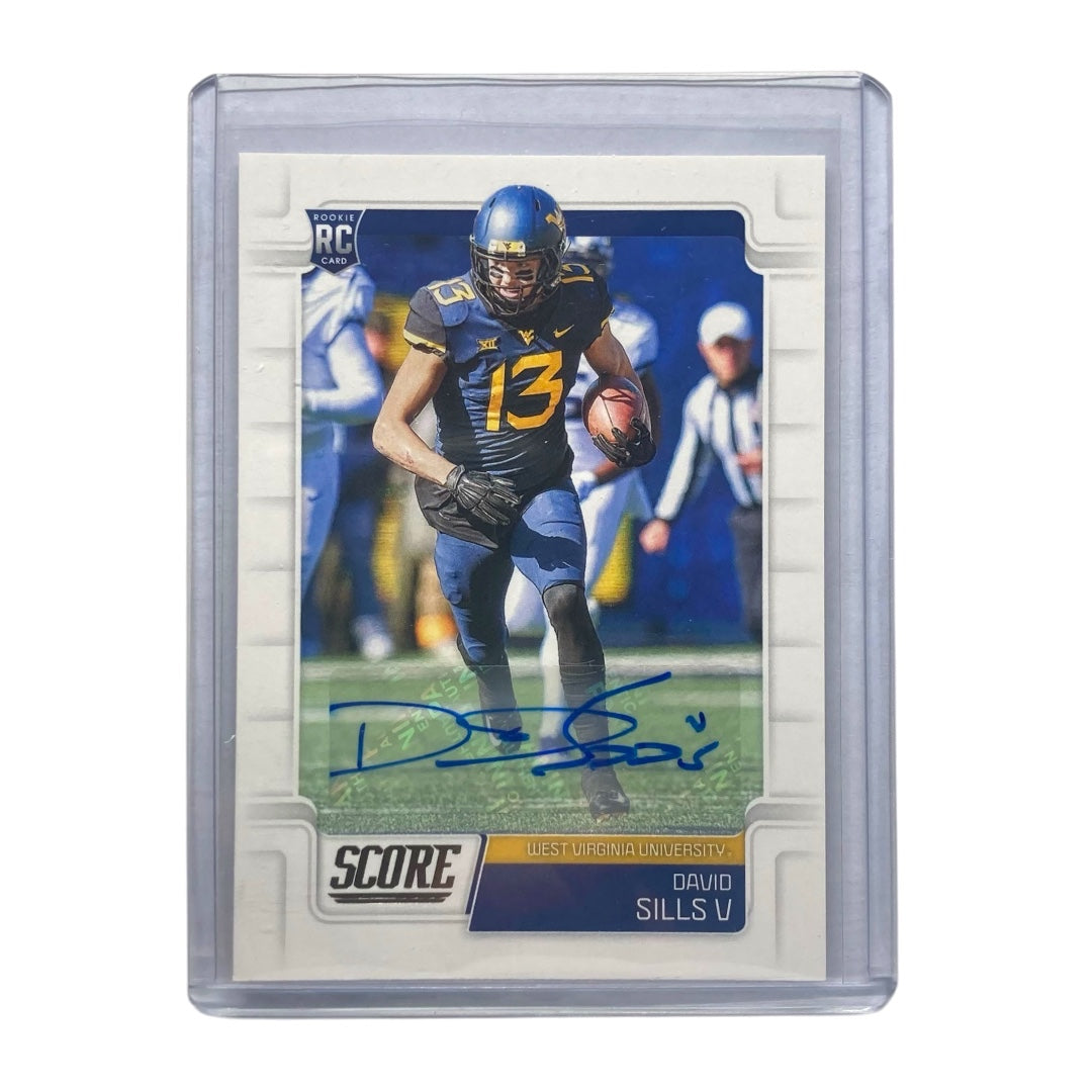 PANINI NFLカード SCORE DAVID SILLS V WEST VIRGINIA UNIVERSITY #405 中古 IT2