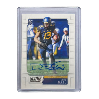 PANINI NFLカード SCORE DAVID SILLS V WEST VIRGINIA UNIVERSITY #405 中古 IT2