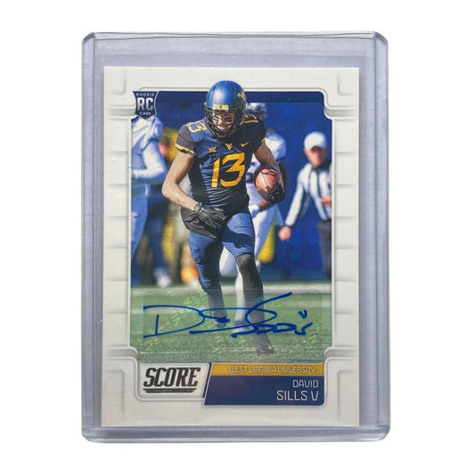 PANINI NFLカード SCORE DAVID SILLS V WEST VIRGINIA UNIVERSITY #405 中古 IT2