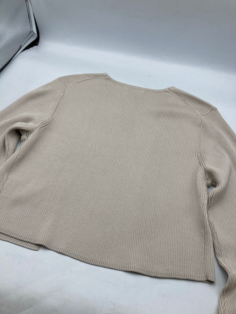 TOCCA トッカ エコファー付 ボレロ カーディガン 488455 グレージュ サイズXS 中古 D4