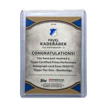 TOPPS サッカーカード TIER 1 PAVEL KADERABEK HOFFENHEIM /25 #PP-PK 中古 IT2