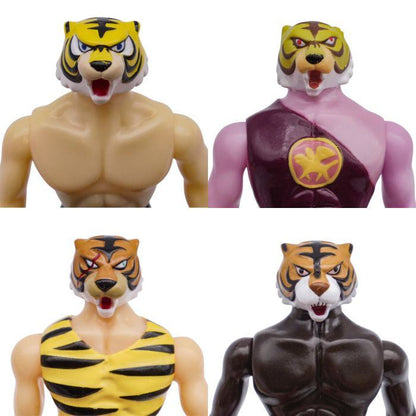 トミー タイガーマスクフィギュア２ 幻のレスラー編 ６体セット ブラック・タイガー キング・タイガー ビッグ・タイガー エジプト・ミイラ ユニバーサル・マスク 中古 a1