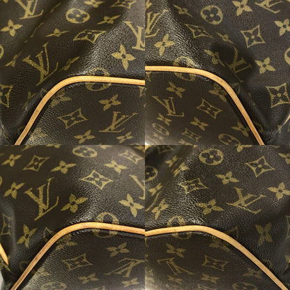 LOUIS VUITTON ルイヴィトン モノグラム パレルモPM ハンドバッグ レディース 2way トート プリーツ A4収納 ブラウン M40145 中古 T1