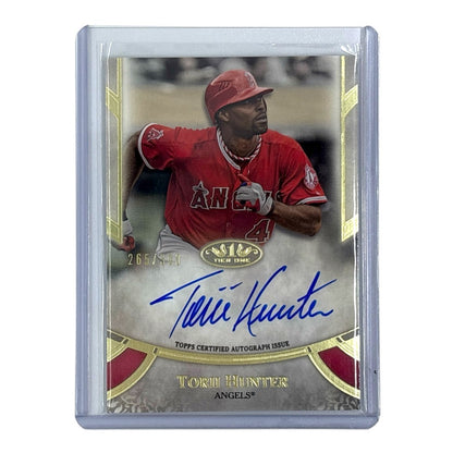 TOPPS MLBカード TIER ONE TORII HUNTER ANGELS /300 #PPA-THU 中古 IT1
