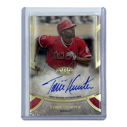 TOPPS MLBカード TIER ONE TORII HUNTER ANGELS /300 #PPA-THU 中古 IT1