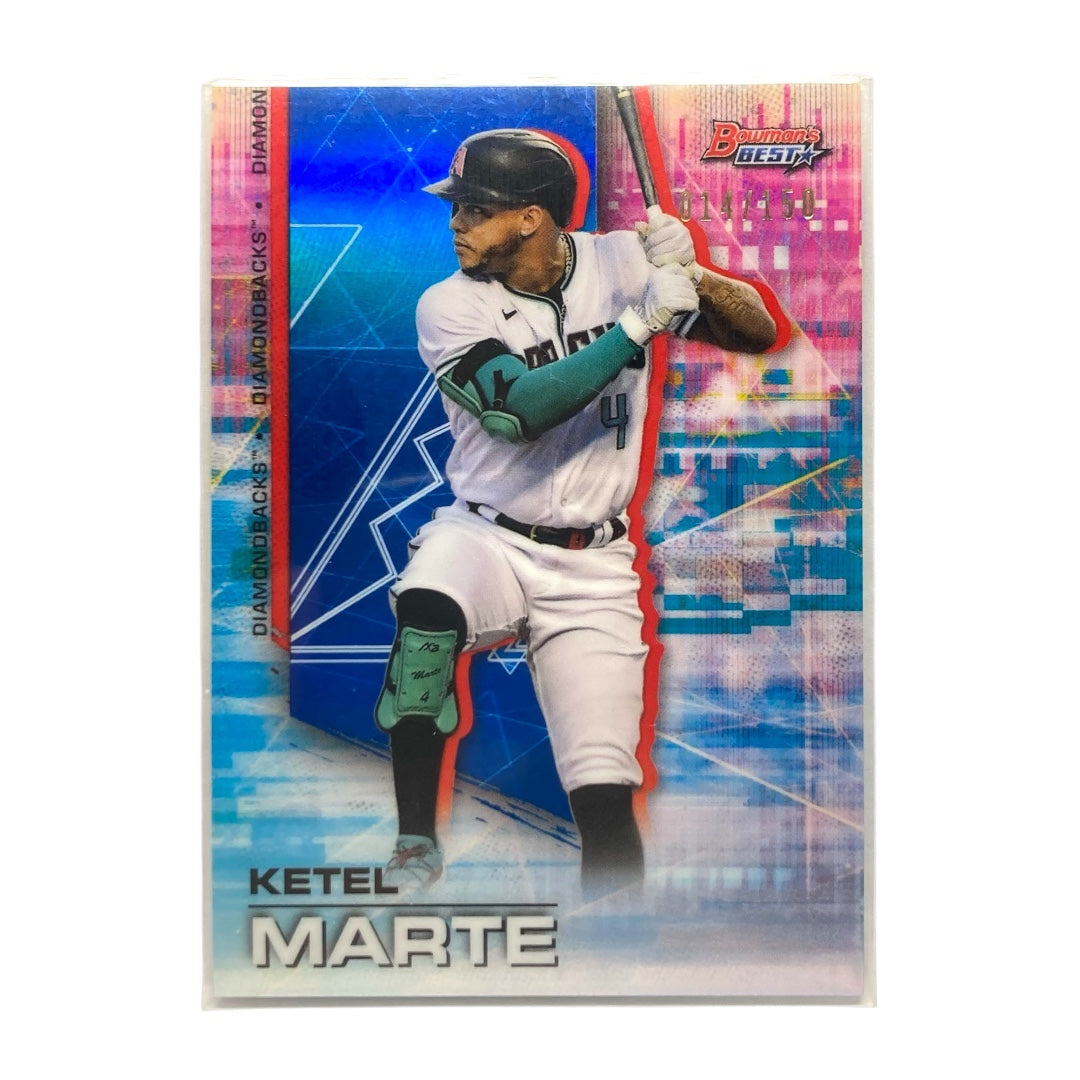 TOPPS MLBカード BOWMAN'S BEST KETEL MARTE DIAMONDBACKS 014/150 #24 中古 IT2