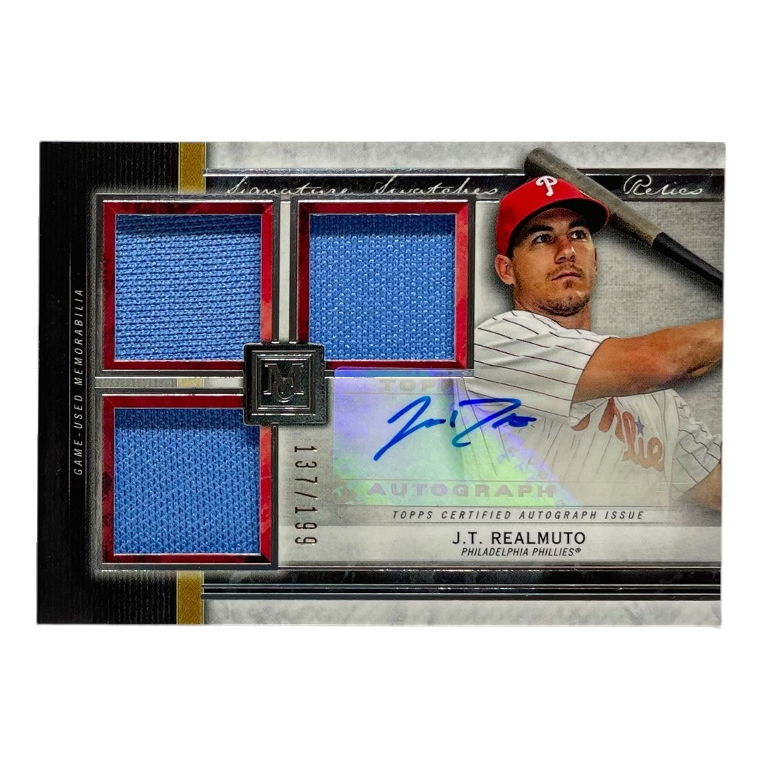 TOPPS MLBカード MUSEUM COLLECTION J.T. REALMUTO PHILADELPHIA PHILLIES /199 #SSTA-JTR 中古 IT2