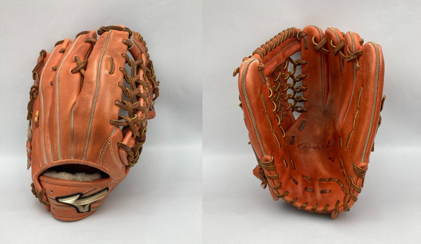【訳アリ】ミズノ Global Elite (グローバルエリート）H selection02+シリーズ  右投 グローブ 外野手 PT1219 H22407 中古 D4