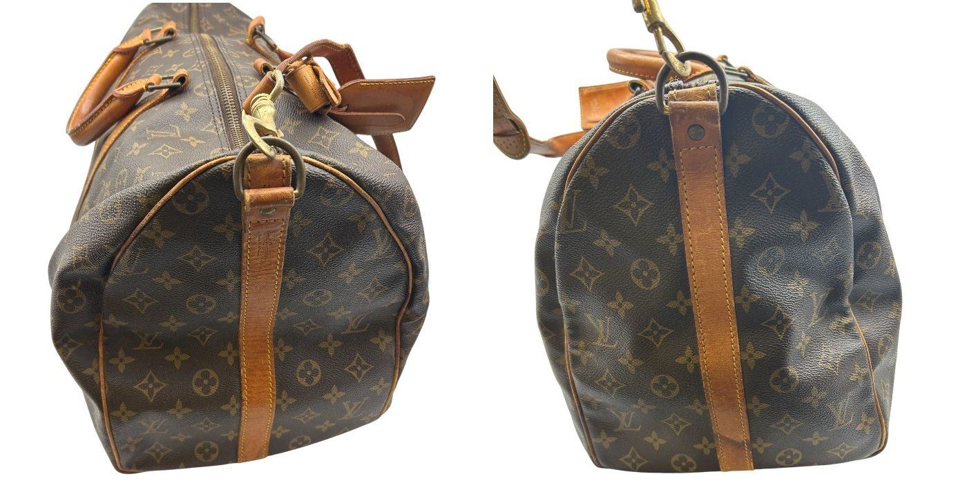 LOUIS VUITTON ルイヴィトン モノグラム キーポル バンドリエール 50 ボストンバッグ M41416 鞄 大きめ 旅行 ブランド 中古 W1