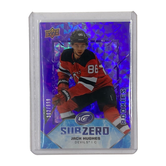UPPER DECK NHLカード ICE JACK HUGHES DEVILS 362/999 #SZ-47 中古 IT2