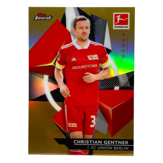 TOPPS サッカーカード FINEST CHRISTIAN GENTNER UNION BERLIN 26/50 #12 中古 IT2