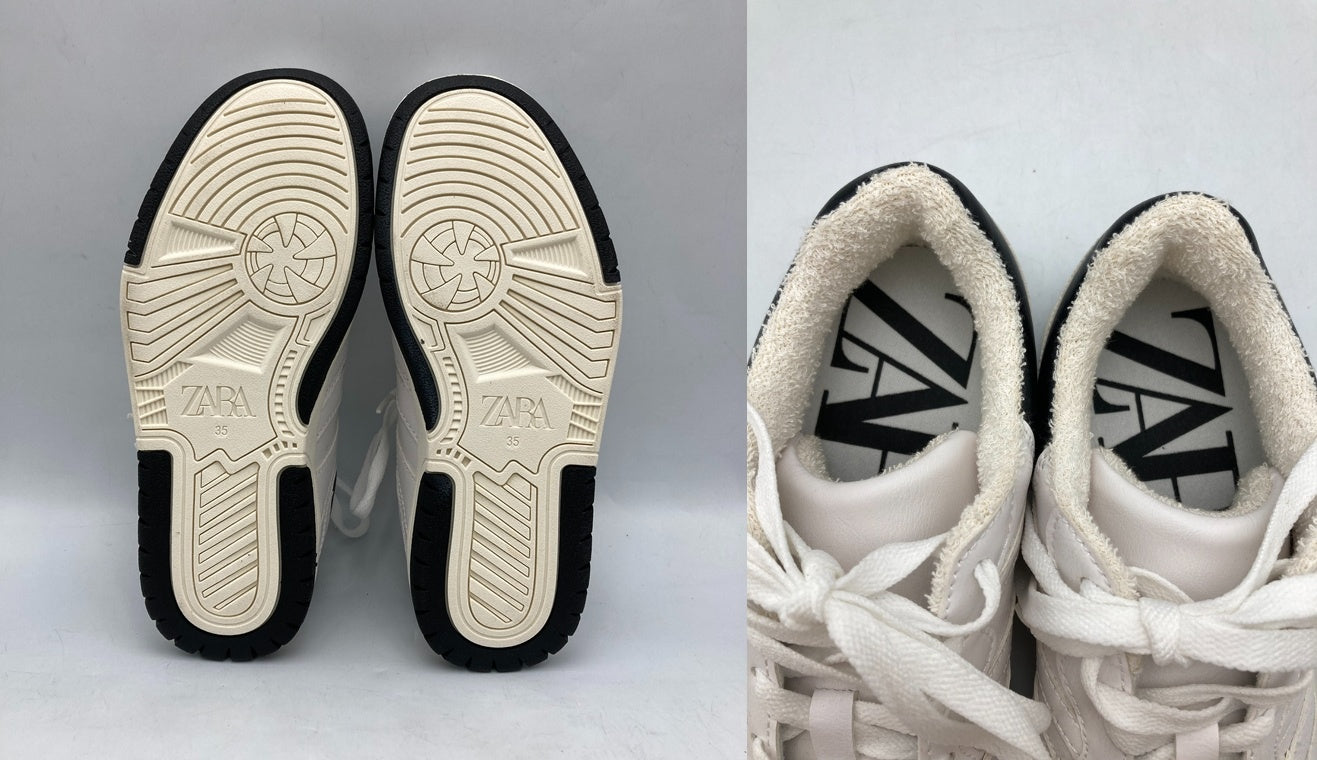 ZARA ザラ ローカット スニーカー サイズ35 レディース 中古 D4