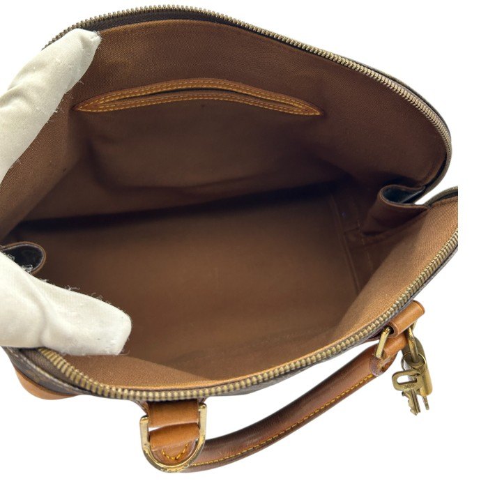 LOUIS VUITTON ルイヴィトン アルマPM 旧型 ハンドバッグ モノグラム M51130 鞄 ブランド レディース 鍵付 中古 W４