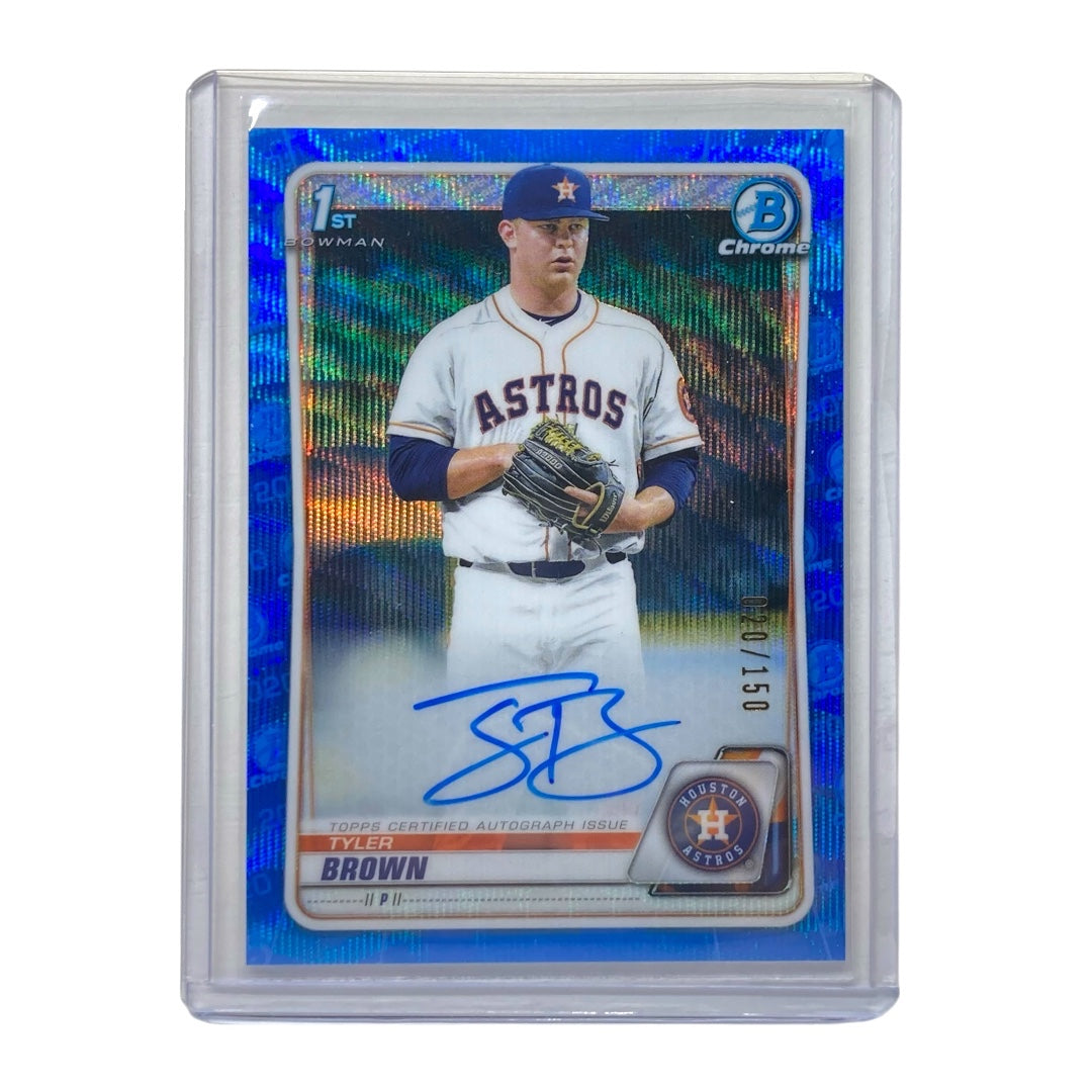 TOPPS MLBカード BOWMAN CHROME 1st TYLER BROWN ASTROS 020/150 #CDA-TBR 中古 IT2