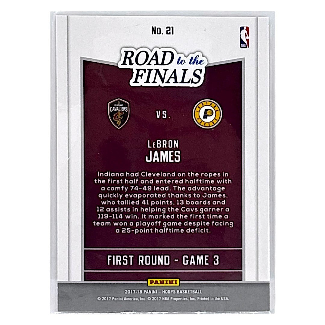 PANINI NBAカード HOOPS LEBRON JAMES CAVALIERS /2017 #21 中古 IT1