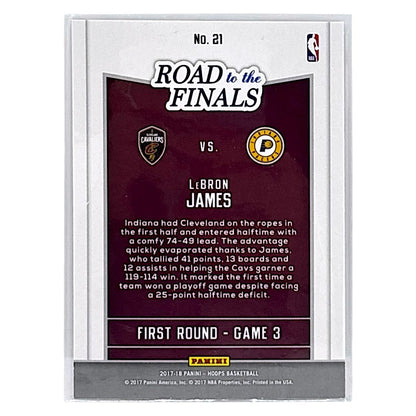 PANINI NBAカード HOOPS LEBRON JAMES CAVALIERS /2017 #21 中古 IT1