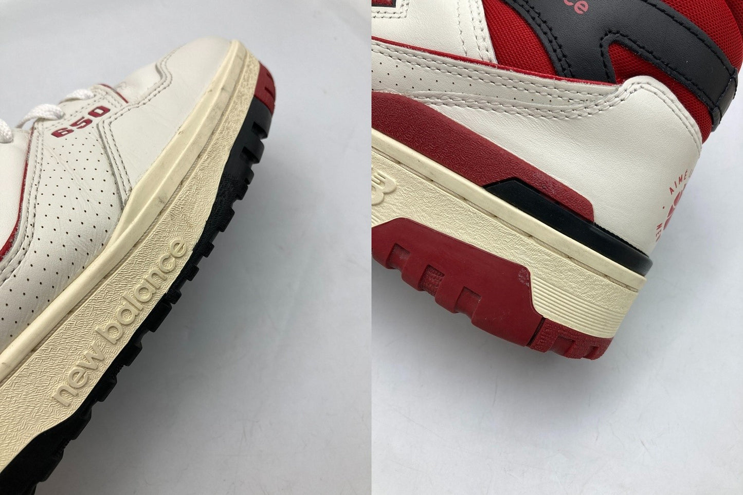 New Balance ニューバランス 650R Aime Leon Dore(エメ レオン ドレ) ハイカット スニーカー BB650RE1 サイズ28.5cm メンズ 中古 D4