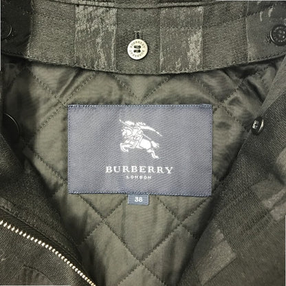 BURBERRY ロンドン バーバリー ロング コート チェック B1A42-254-09 38 トレンチコート アウター 秋 冬 中古 W1