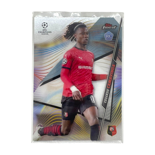 TOPPS サッカーカード FINEST EDUARDO CAMAVINGA STADE RENNAIS #71 中古 IT1