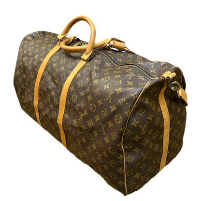 LOUIS VUITTON ルイヴィトン モノグラム キーポル バンドリエール 60 ボストンバッグ M41412 ショルダー ハンドバッグ 大きい 旅行 ブランド 鞄 中古 W４