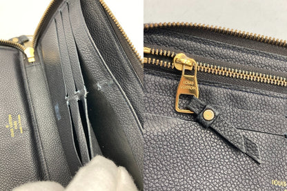 LOUIS VUITTON ルイヴィトン アンプラント ポルトフォイユ スクレット ロン ラウンドファスナー長財布 アンフィニ M93435 中古 D4