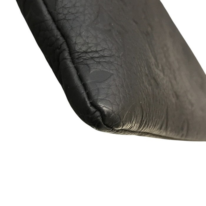 LOUIS VUITTON ルイヴィトン トリヨン・モノグラム クラッチバッグ ユニセックス セカンドバッグ チェーン エンボス ブラック/オレンジ M67461 中古 T1