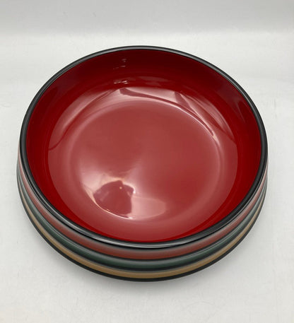 象彦 独楽塗 木製漆器 菓子鉢 中古 D4