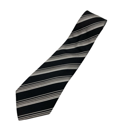 GIORGIO ARMANI ジョルジオアルマーニ シルク100％ ネクタイ レジメンタル 中古 D4