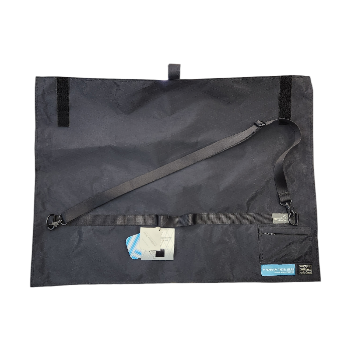 PORTER × PAPER SKY ポーター ペーパースカイ ヨガマットケース TRAVEL SERIES style-hug ロールマットレス ラグ ブラック/ブルー 中古 T1