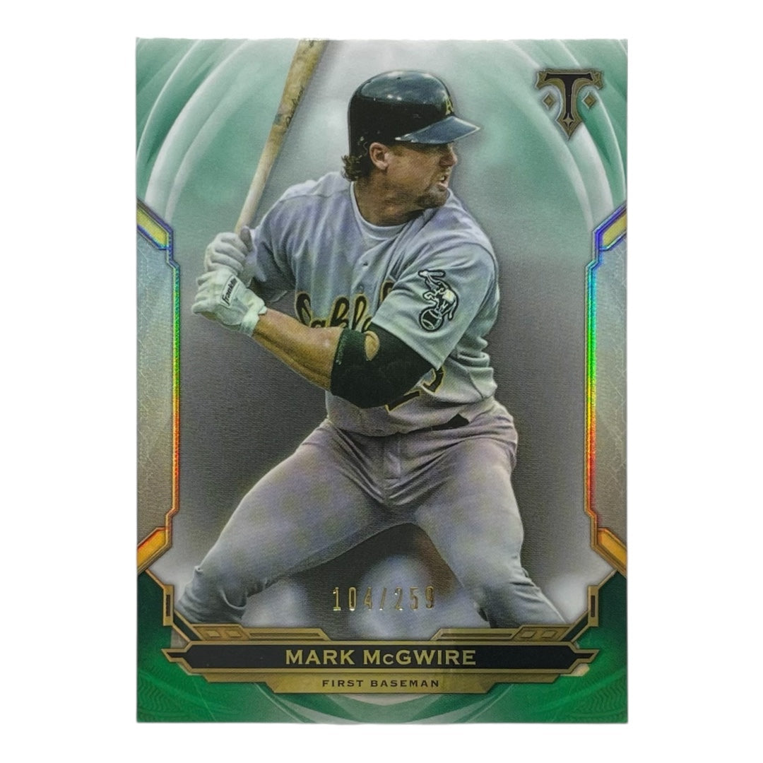 TOPPS MLBカード TRIPLE THREADS MARK MCGWIRE OAKLAND ATHLETICS /259 #47 中古 IT2