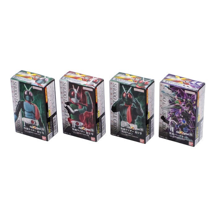 バンダイ 掌動-XX 仮面ライダー10 旧1号/旧2号/旧1号(桜島Ver.)/拡張パーツ セット  中古 a1