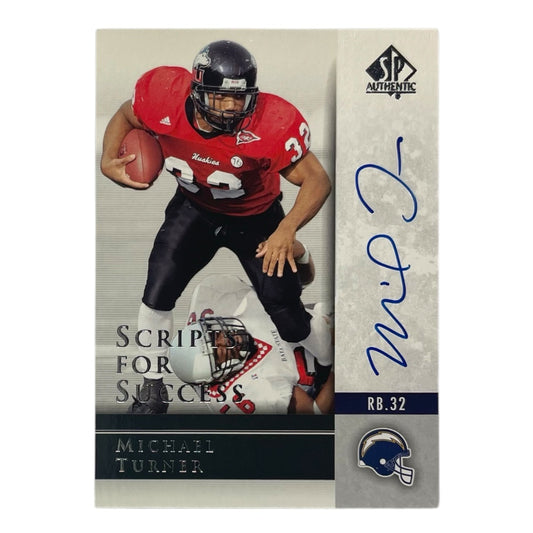 UPPER DECK NFLカード SP AUTHENTIC MICHAEL TURNER LOS ANGELES CHARGERS #SS-MT 中古 IT2