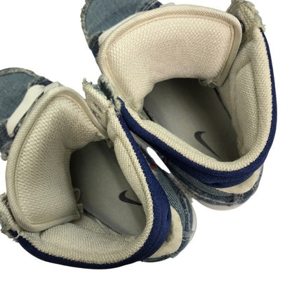 NIKE ナイキ エア トゥループ2 スニーカー レディース ミッドカット デニム ダンス 軽量 ブルー 23.0cm 441839-400 中古 T1
