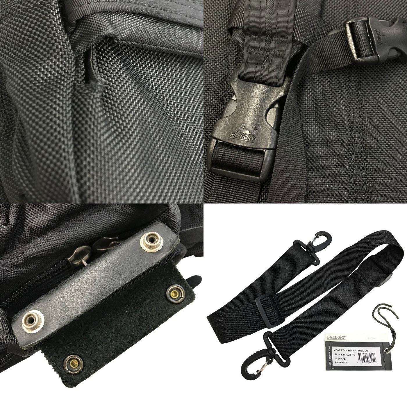 GREGORY グレゴリー カバートオーバーナイトミッション ブリーフケース メンズ 3way リュック/ショルダー ビジネス ブラック GM74678 中古 T1