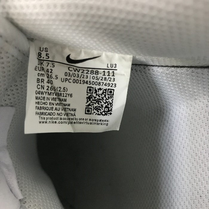 NIKE ナイキ AIR HORCE1 メンズスニーカー シンプル ホワイト 26.5cm CW2288-111 中古 N1