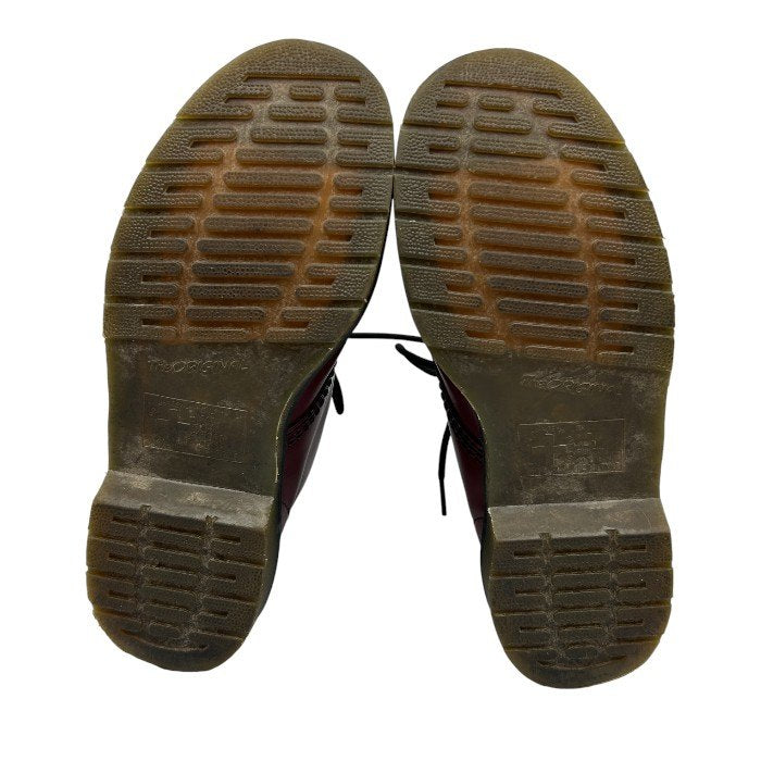 Dr.Martens ドクターマーチン 6ホールブーツ UK6 (約25.0cm) バーガンディ AW006 靴 シューズ レザー レディース 中古 W1