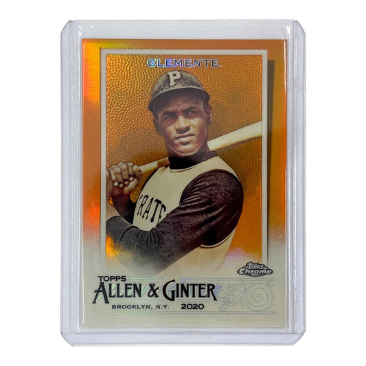 TOPPS MLBカード CHROME ALLEN & GINTER ROBERTO CLEMENTE PITTSBURGH PIRATES 05/25 #51 中古 IT1