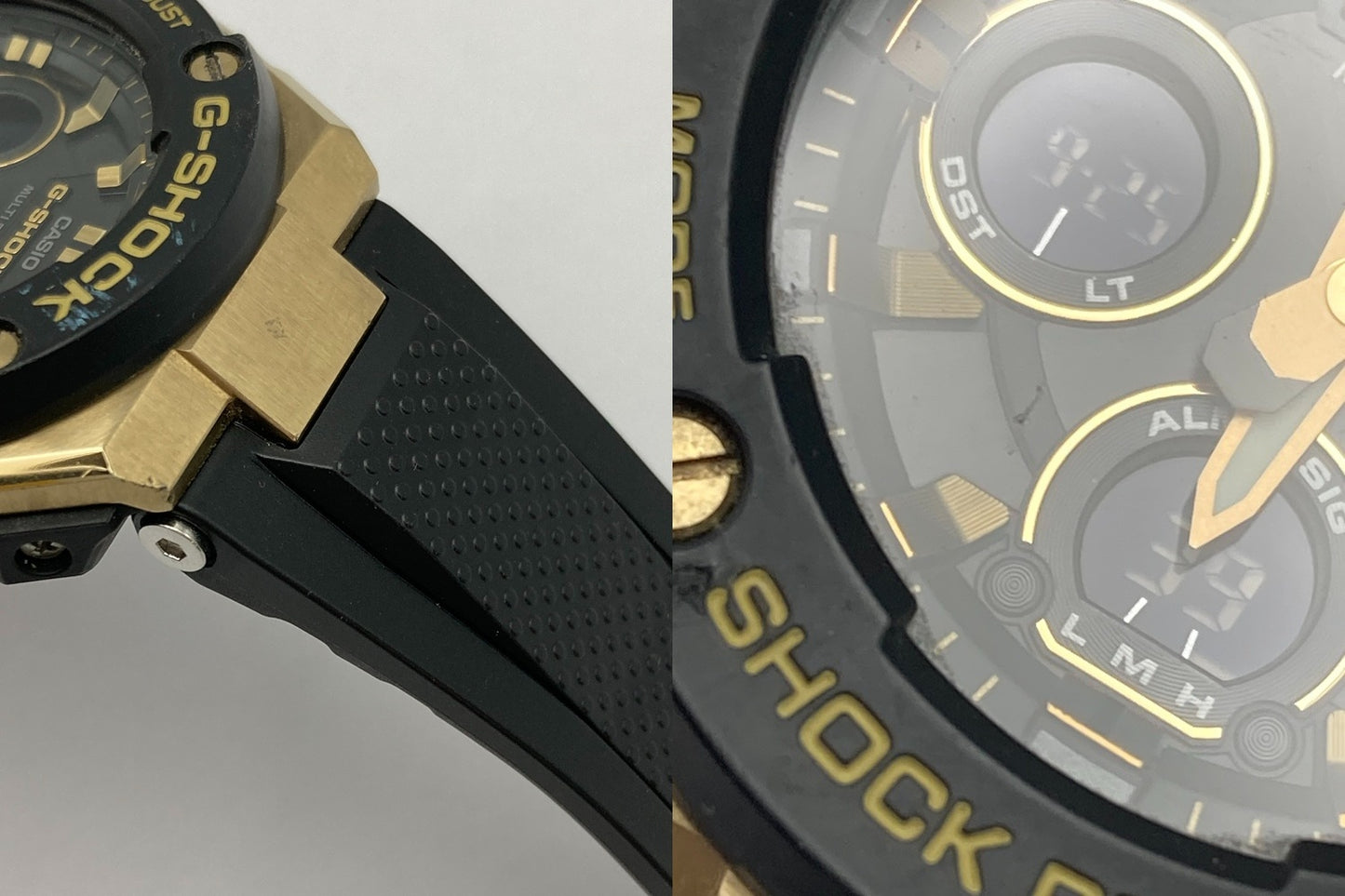 [カシオ] 腕時計 ジーショック G-STEEL 電波ソーラー GST-W300G-1A9JF メンズ ブラック 中古 D4