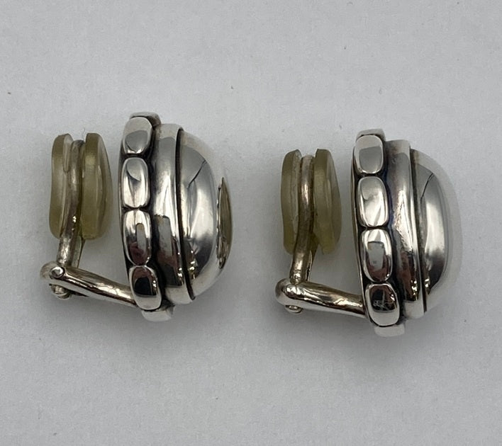 GEORG JENSEN ジョージジェンセン 2001年 ヘリテージ イヤーイヤリング SV925 中古 D4
