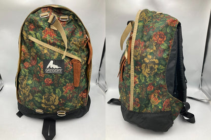 GREGORY グレゴリー 旧ロゴ イエロータペストリー バックパック USA製 中古 D4