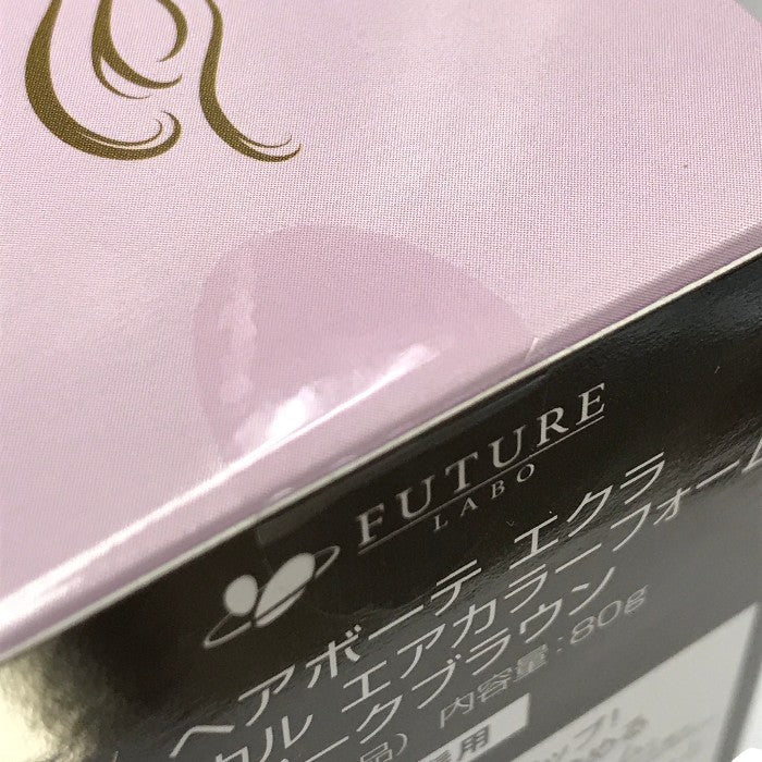ヘアボーテエクラ ボタニカル エアカラーフォーム ダークブラウン 80g 6個セット 白髪染め 泡カラー ヘアカラー 毛染め レディース メンズ フューチャーラボ 中古 T1