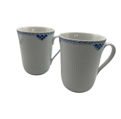Royal Copenhagen ロイヤルコペンハーゲン プリンセス マグ ペア 350ml 中古 D4
