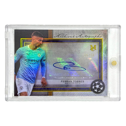 TOPPS サッカーカード MUSEUM COLLECTION FERRAN TORRES MANCHESTER CITY /50 #AA-FT 中古 IT1