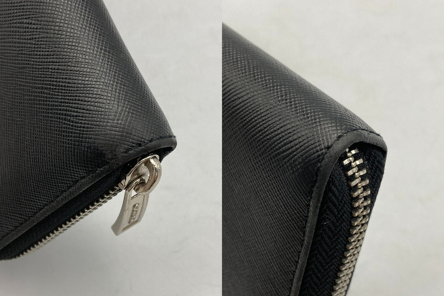 COACH コーチ レキシントン サフィアーノ レザー アコーディオン ジップ アラウンド F74769 長財布 中古 D4