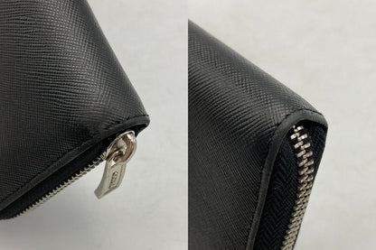 COACH コーチ レキシントン サフィアーノ レザー アコーディオン ジップ アラウンド F74769 長財布 中古 D4