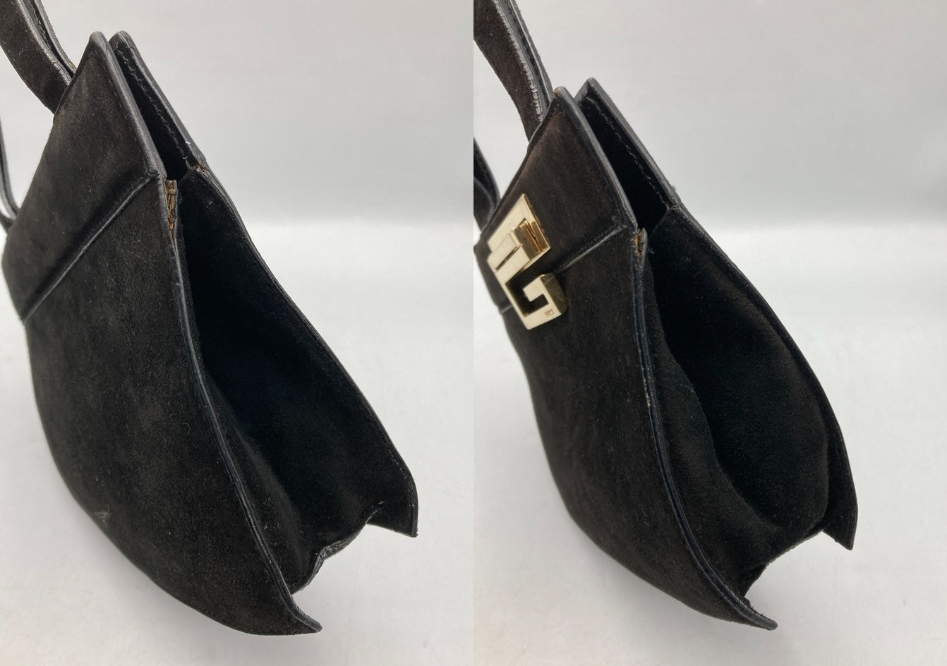 GUCCI グッチ スエード ミニハンドバッグ  007 2046 0284 中古 D4