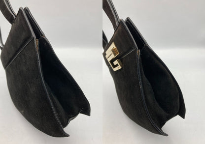 GUCCI グッチ スエード ミニハンドバッグ  007 2046 0284 中古 D4