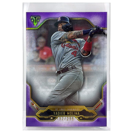 TOPPS MLBカード TRIPLE THREADS YADIER MOLINA ST. LOUIS CARDINALS /299 #86 中古 IT1